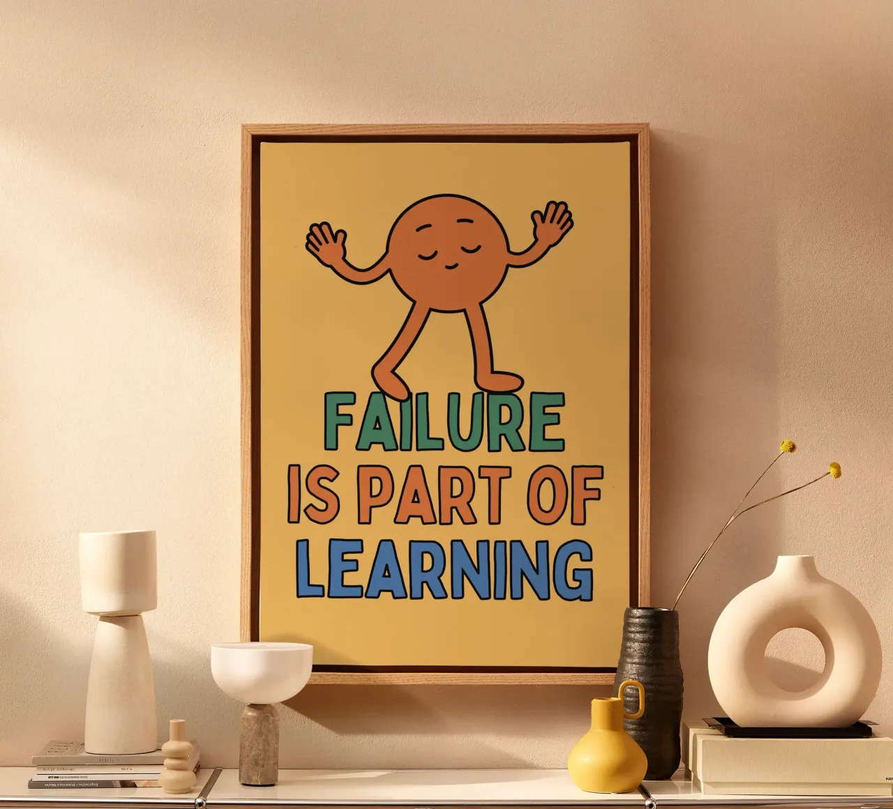 failure is part of learning canvas by SOLKIN STORE