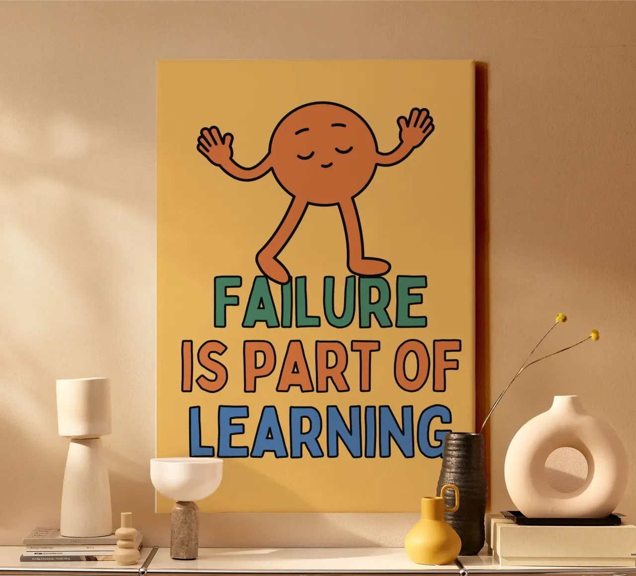 failure is part of learning canvas by SOLKIN STORE