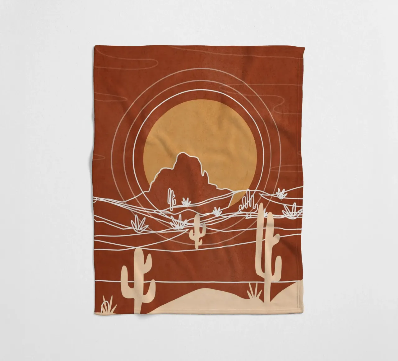 Desert Design 2 coperta in pile da Nadjaa