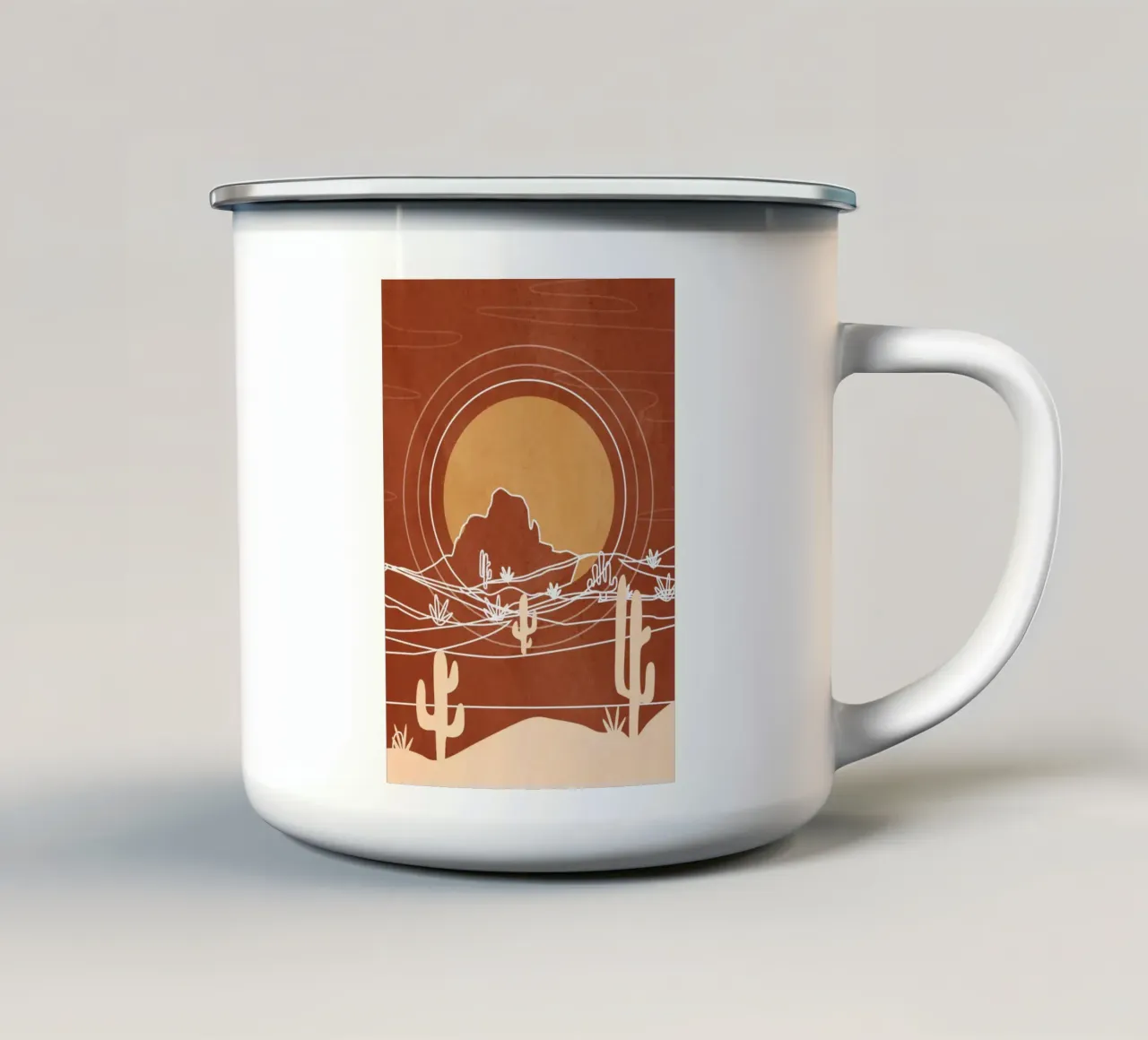 Desert Design 2 tazza in smalto da Nadjaa