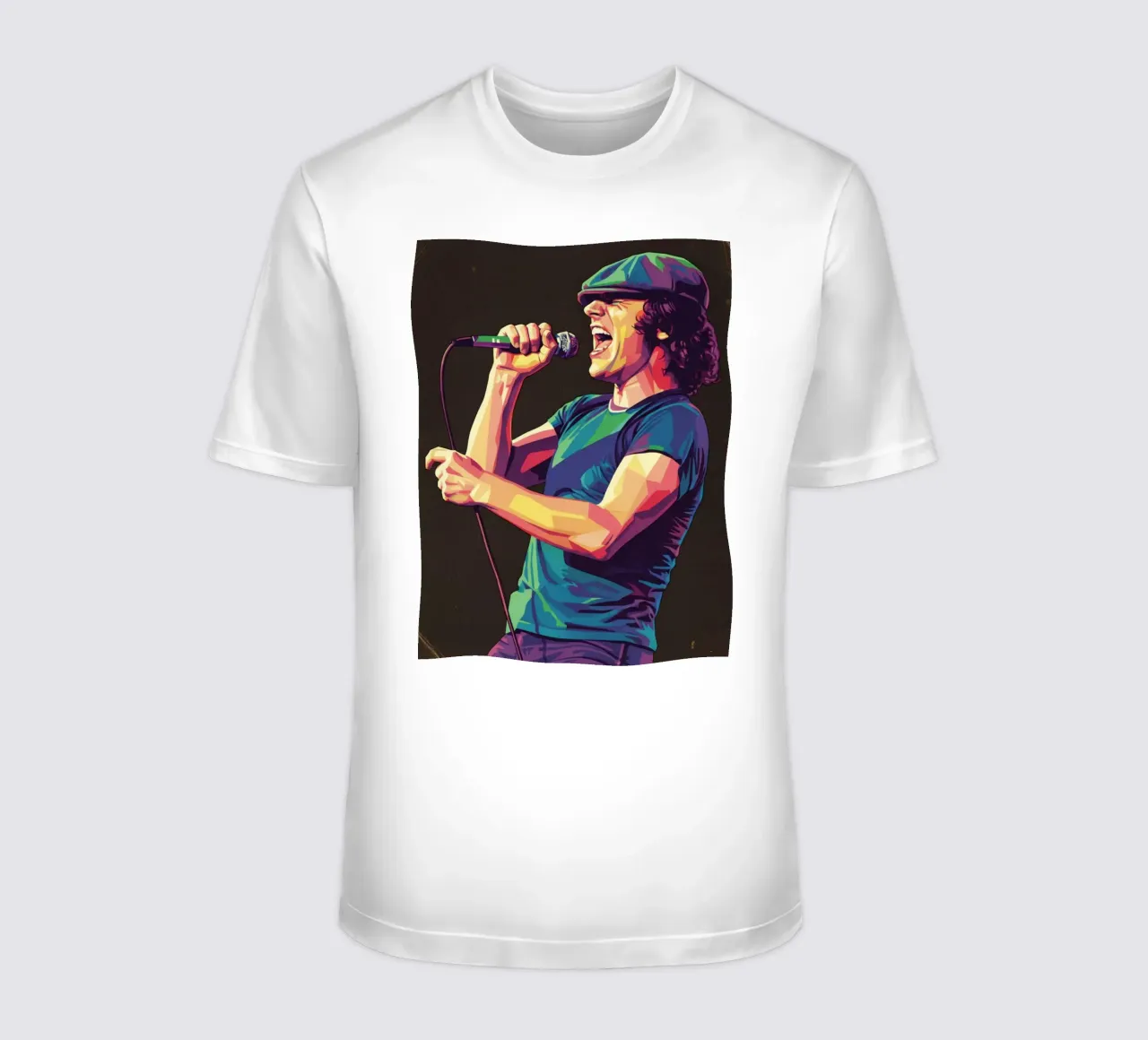 Brian Johnson ACDC t-shirt da Hantamrata
