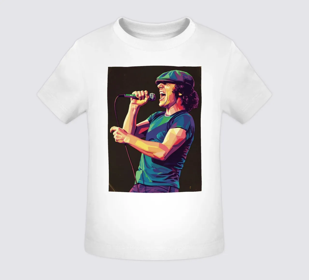 Brian Johnson ACDC maglietta neonato da Hantamrata