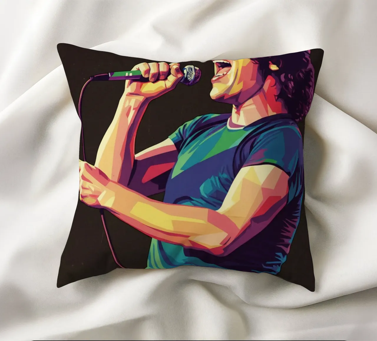 Brian Johnson ACDC cuscino da Hantamrata