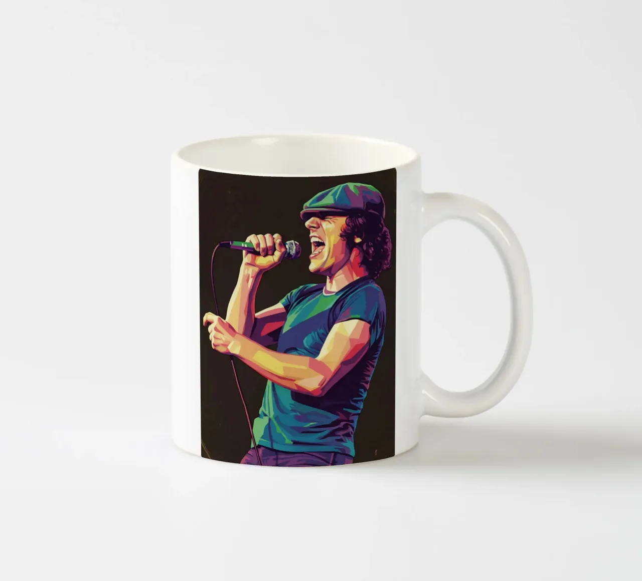 Brian Johnson ACDC tazza in ceramica da Hantamrata