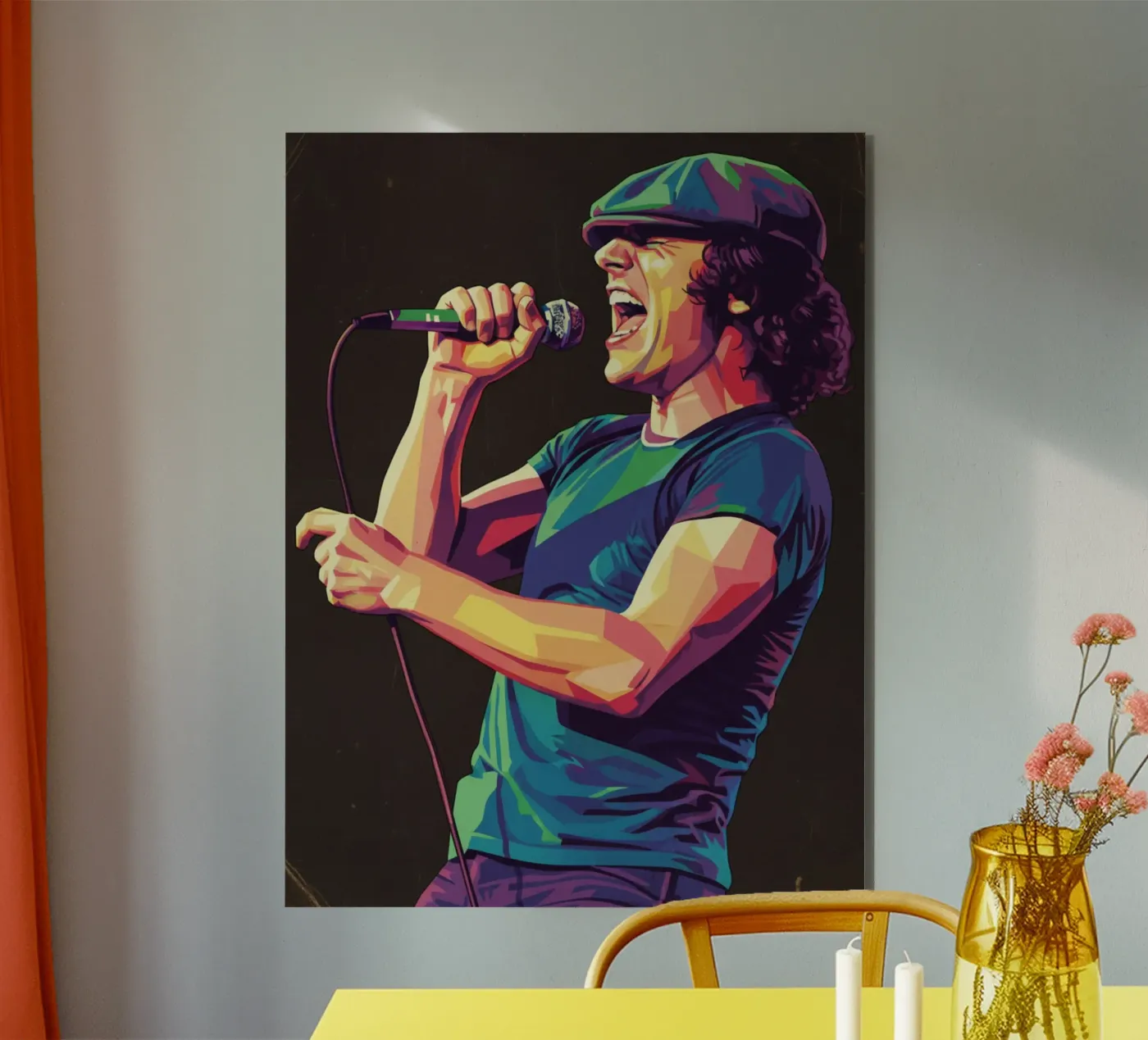 Brian Johnson ACDC forex plate by Hantamrata