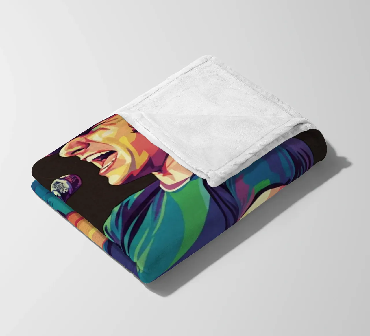 Brian Johnson ACDC coperta in pile da Hantamrata