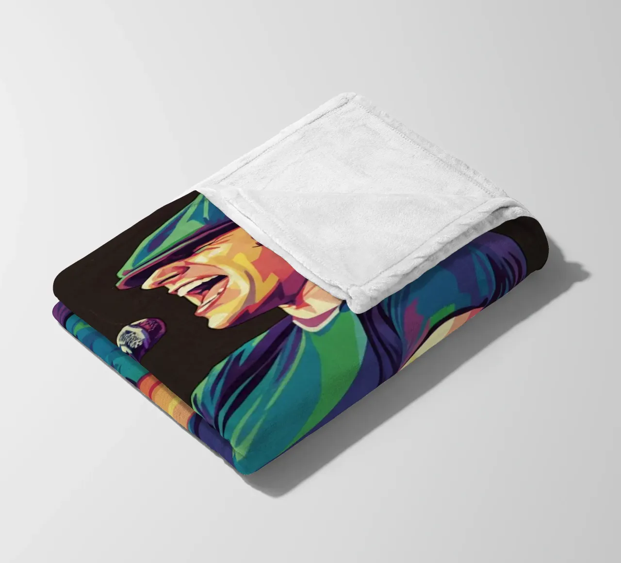 Brian Johnson ACDC coperta in pile da Hantamrata