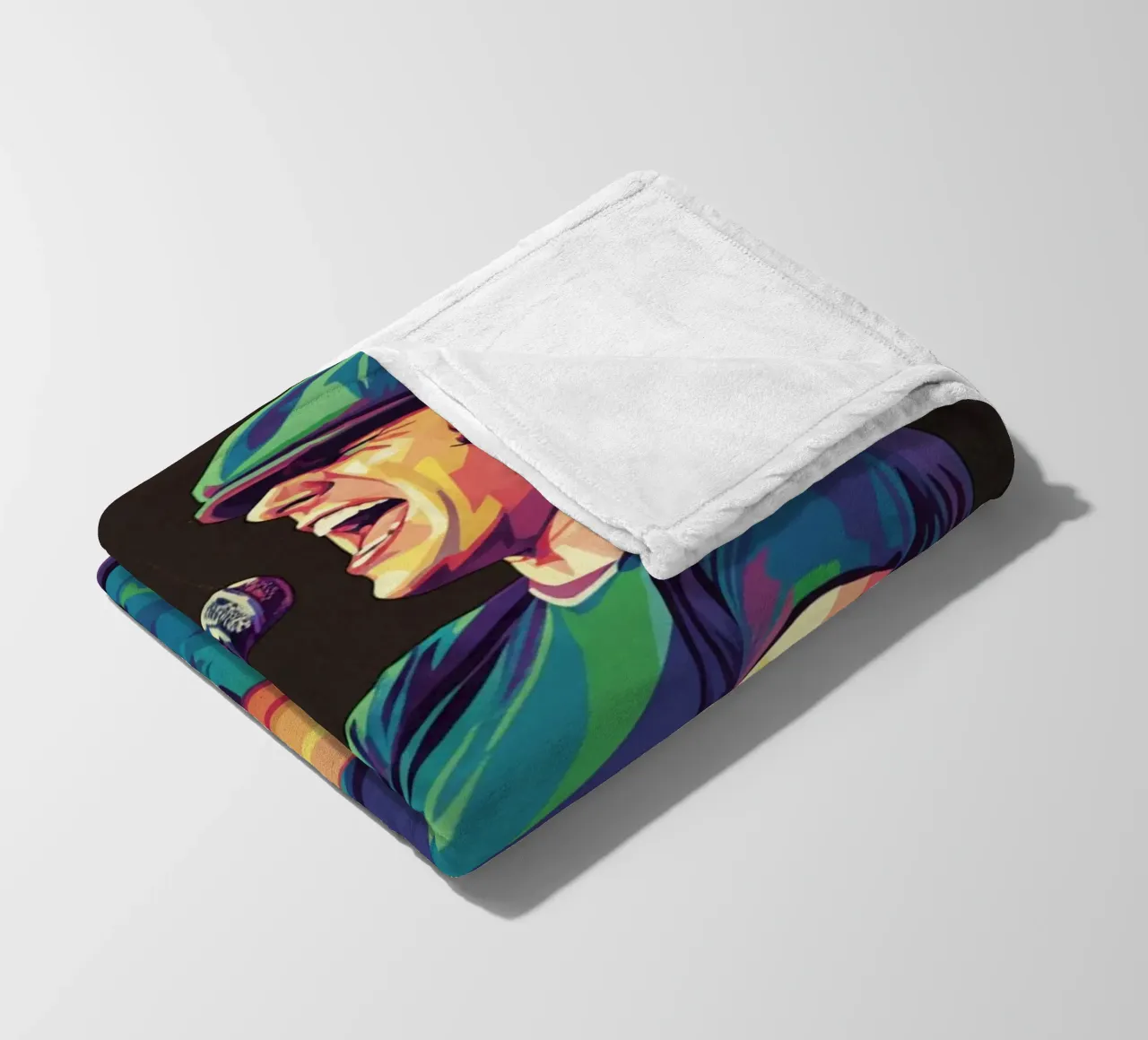 Brian Johnson ACDC coperta in pile da Hantamrata