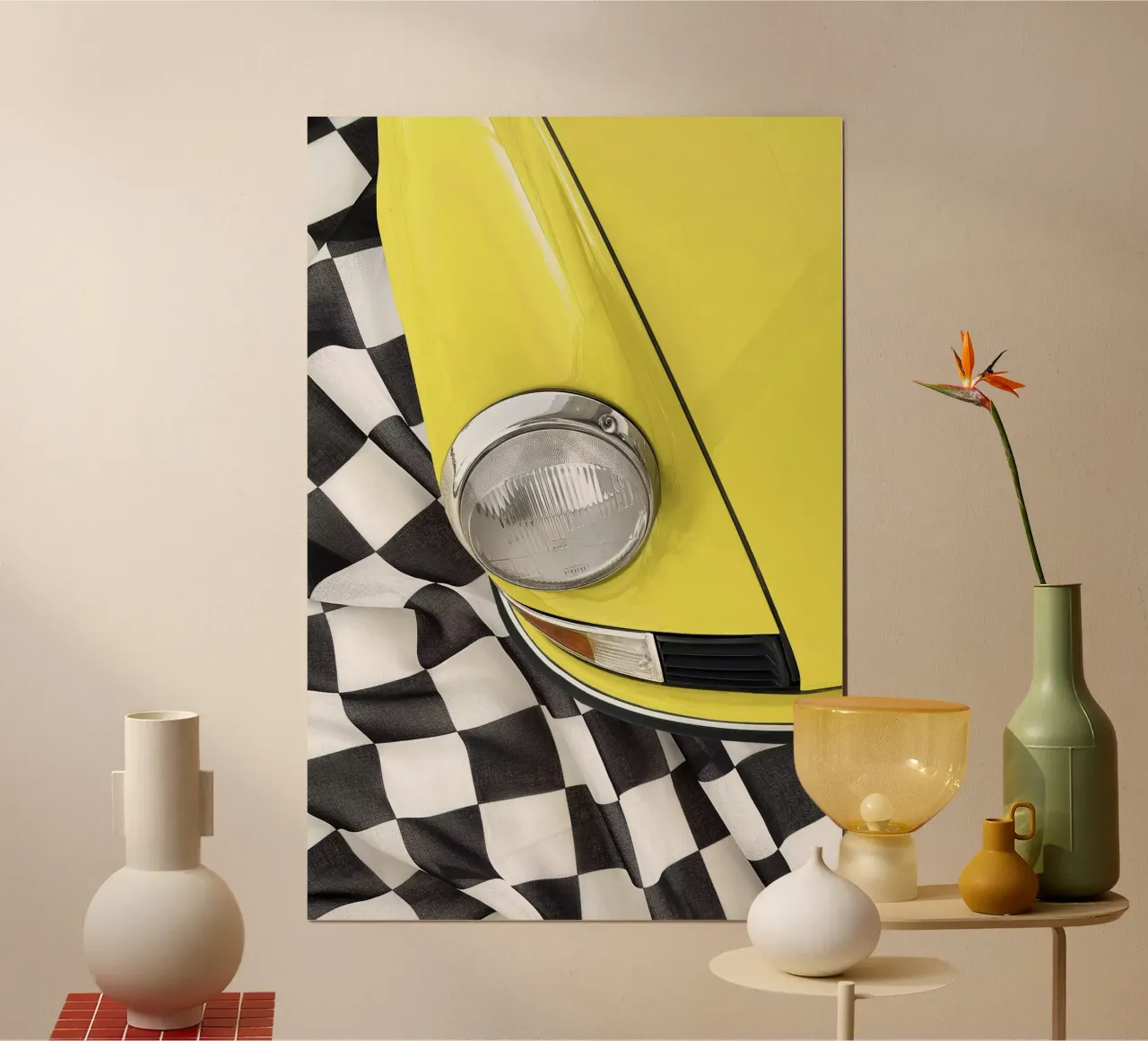 Chess within my chest poster con telaio in alluminio da drivemetotheocean