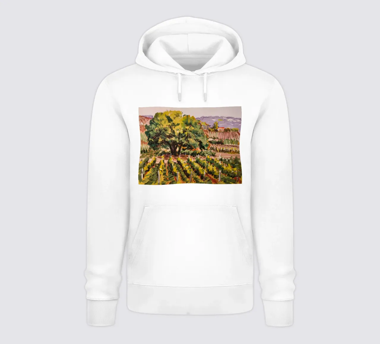 Vigneto Verdant felpa con cappuccio da Angkasa Mist