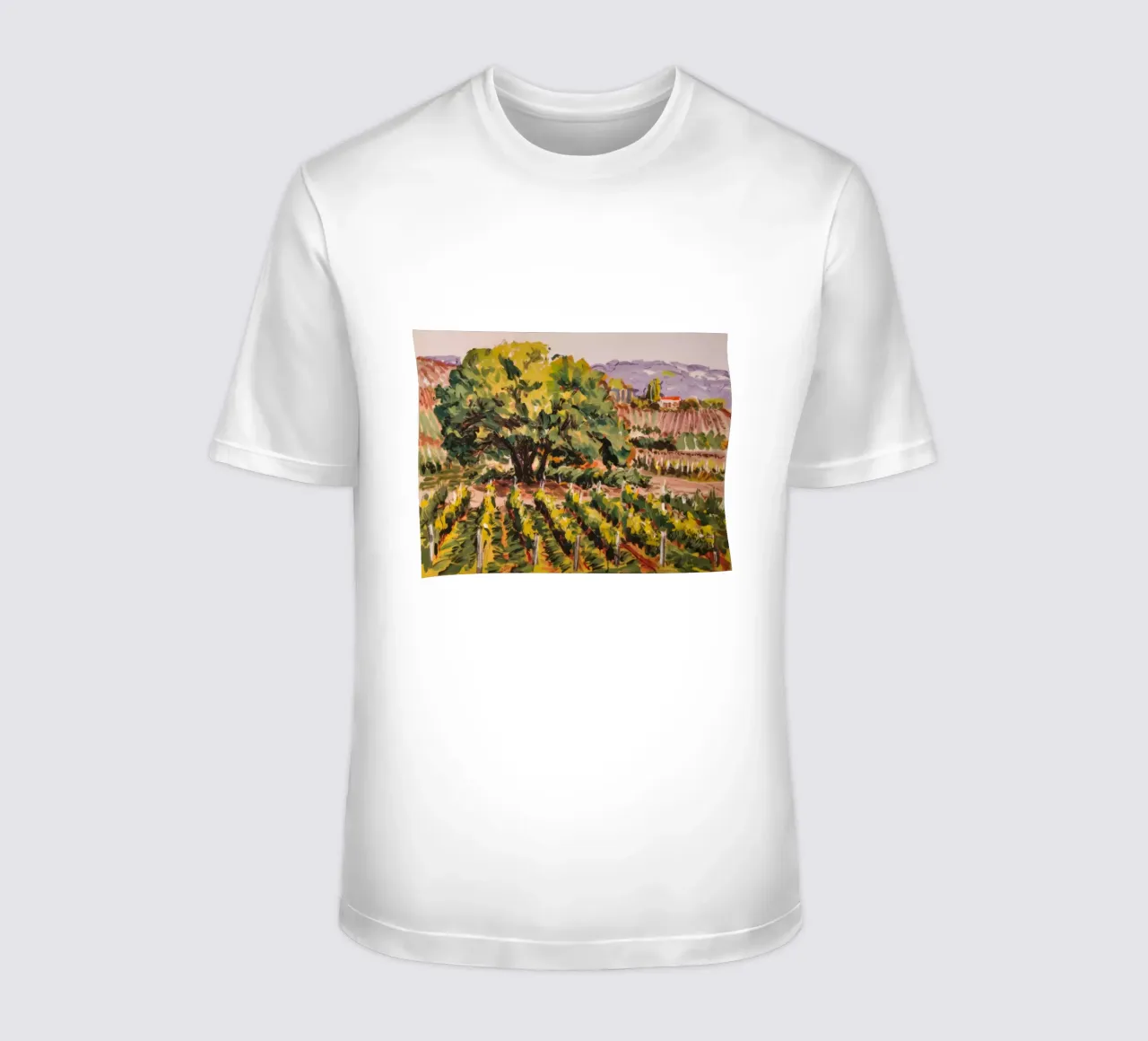 Vigneto Verdant t-shirt da Angkasa Mist