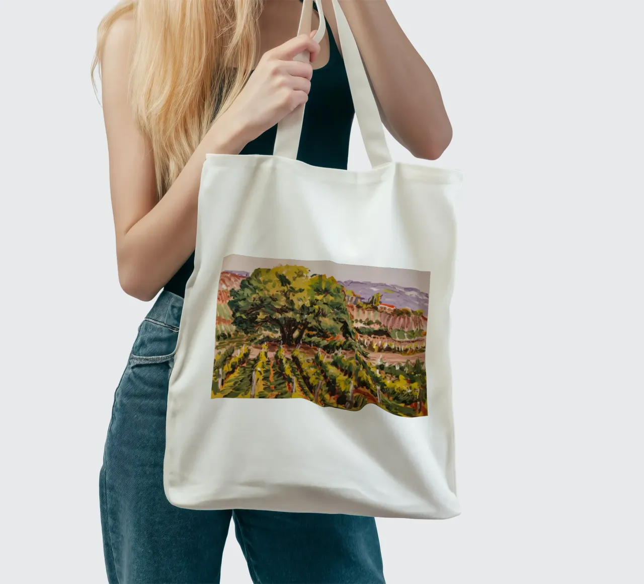 Vigneto Verdant borsa in juta da Angkasa Mist