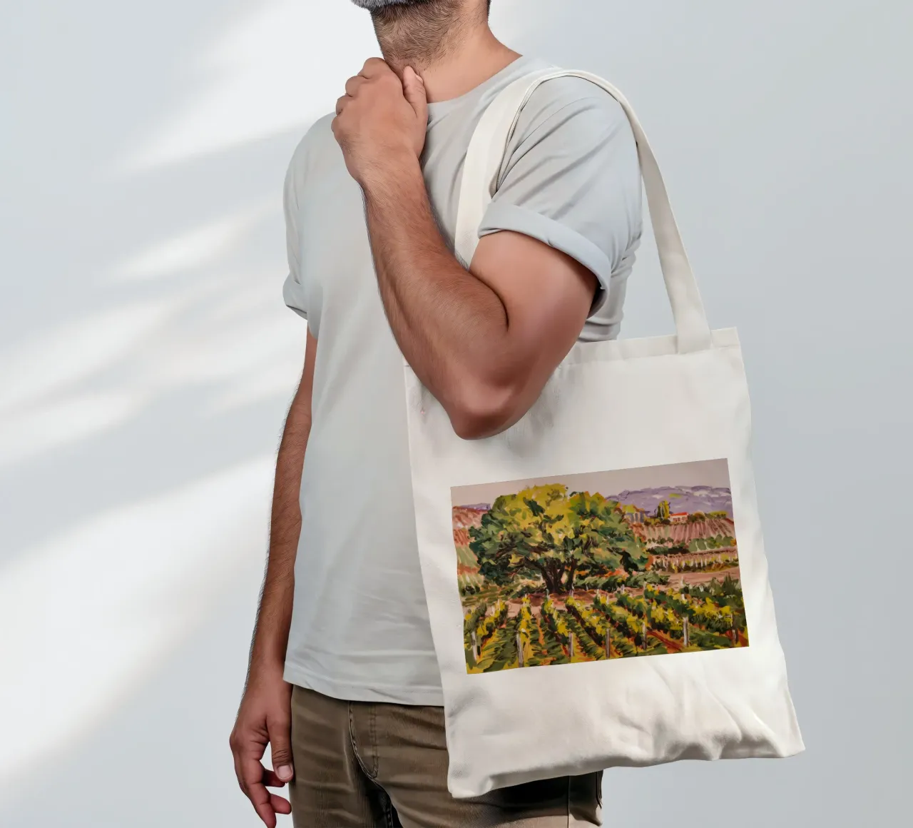 Vigneto Verdant borsa in juta da Angkasa Mist