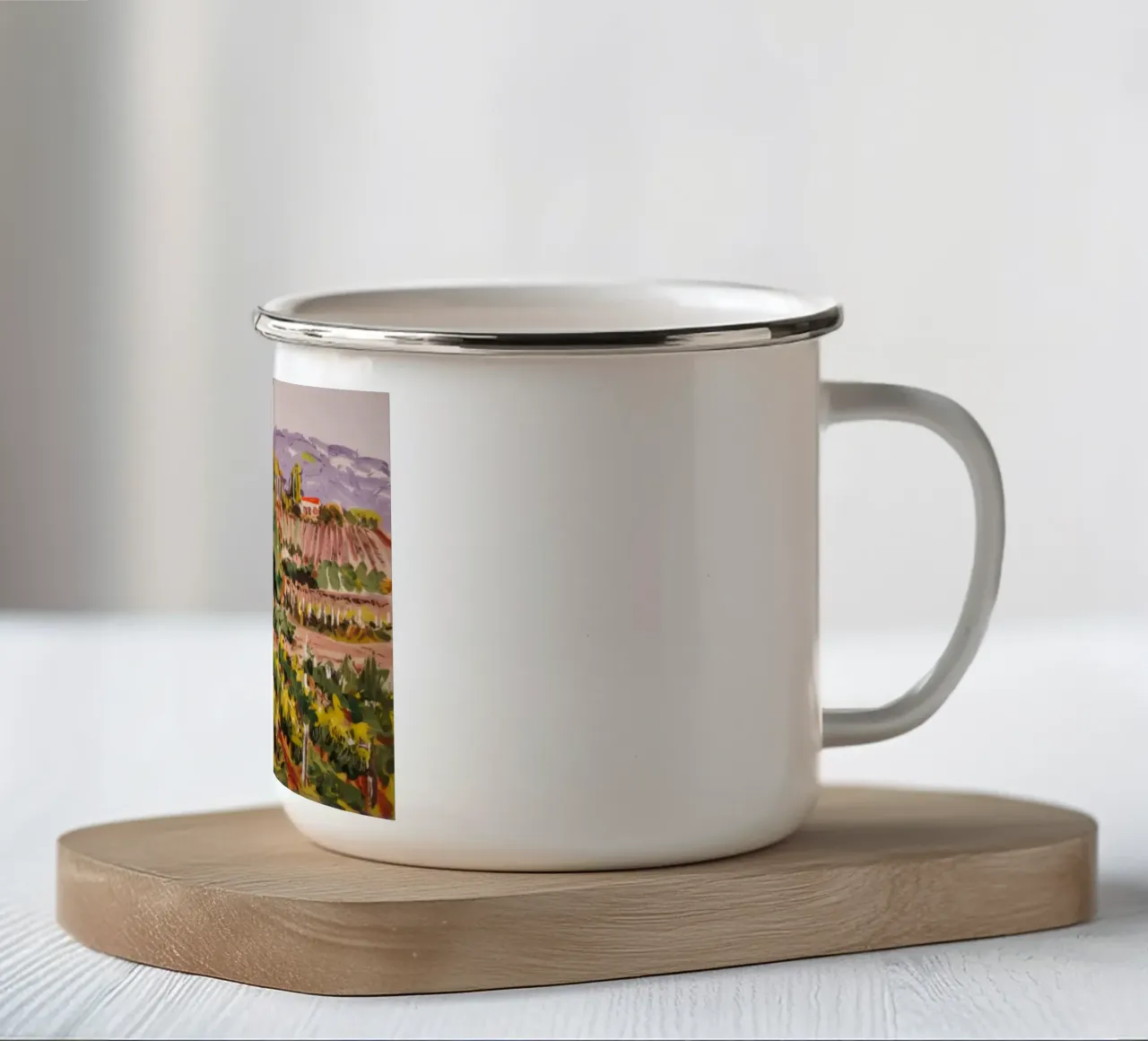 Vigneto Verdant tazza in smalto da Angkasa Mist