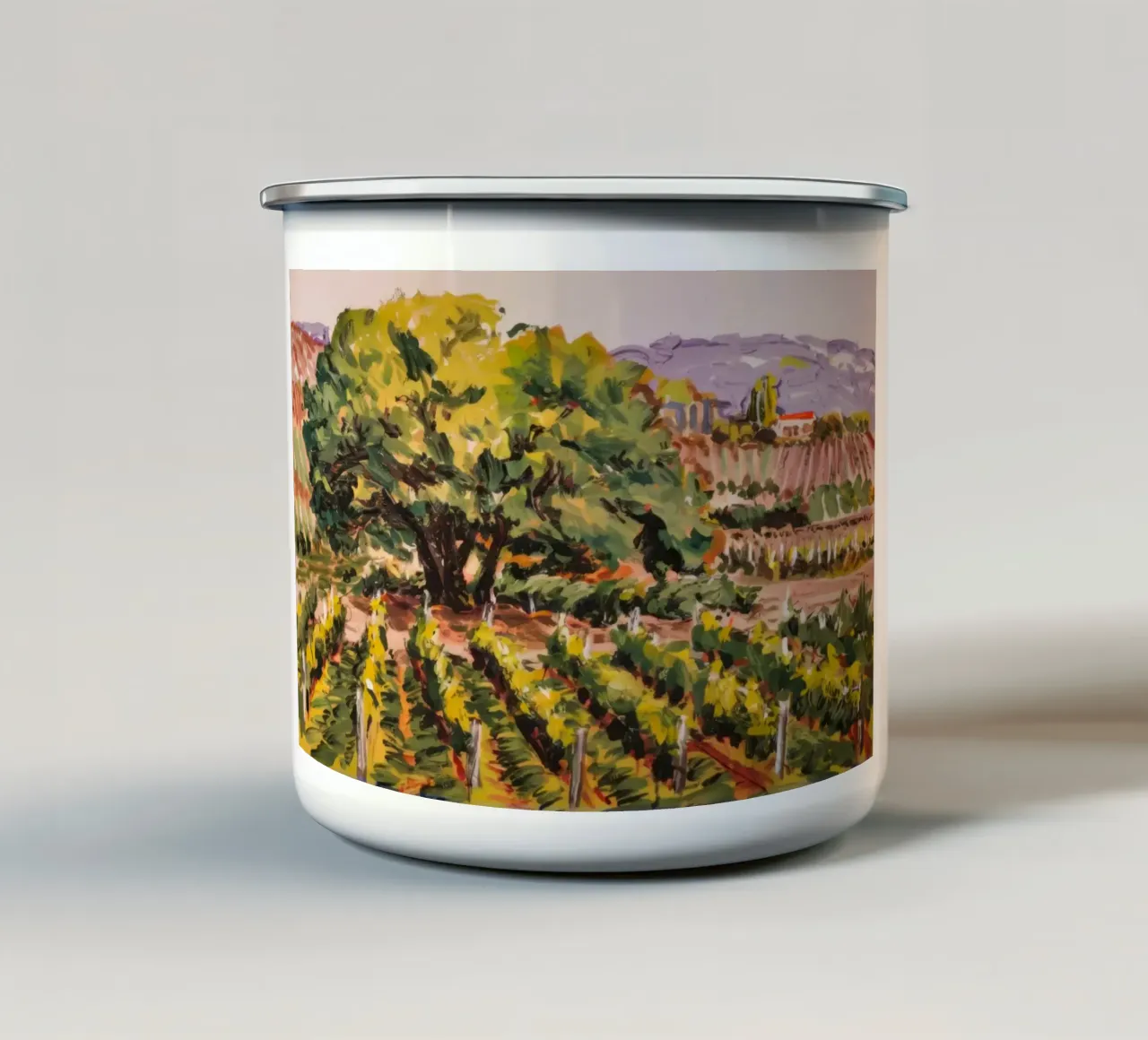 Vigneto Verdant tazza in smalto da Angkasa Mist