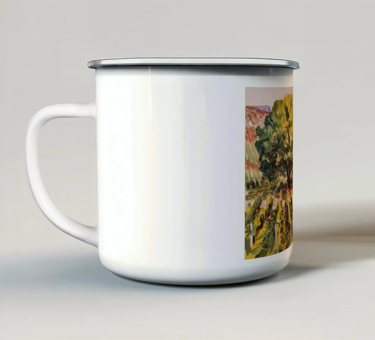 Vigneto Verdant tazza in smalto da Angkasa Mist