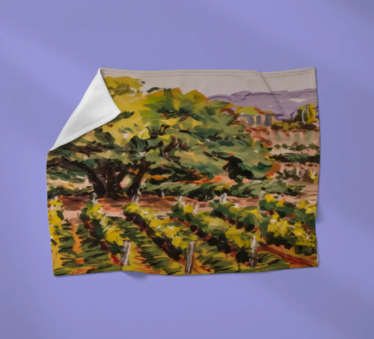 Vigneto Verdant coperta in pile da Angkasa Mist