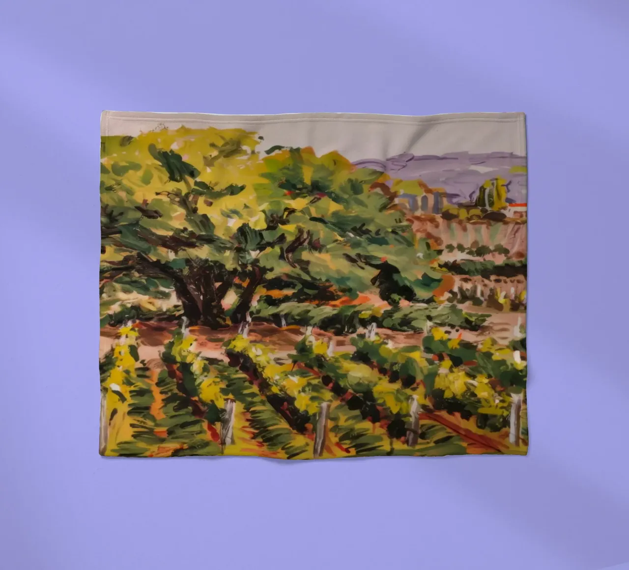 Vigneto Verdant coperta in pile da Angkasa Mist
