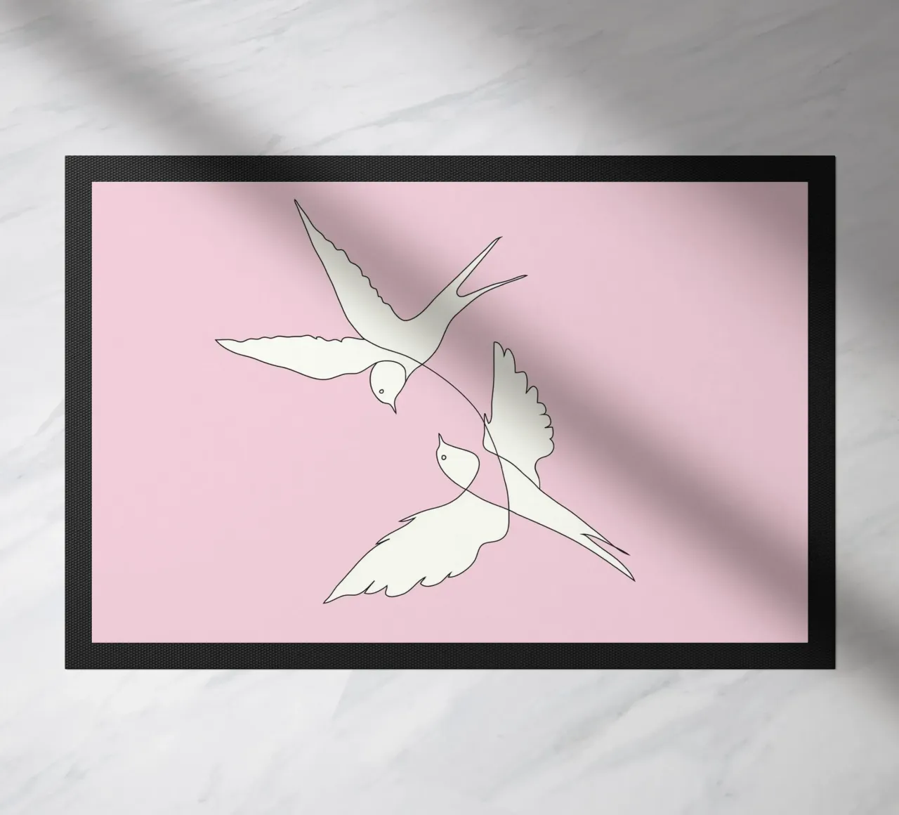 Two Swallows Line Art zerbino da Nadjaa