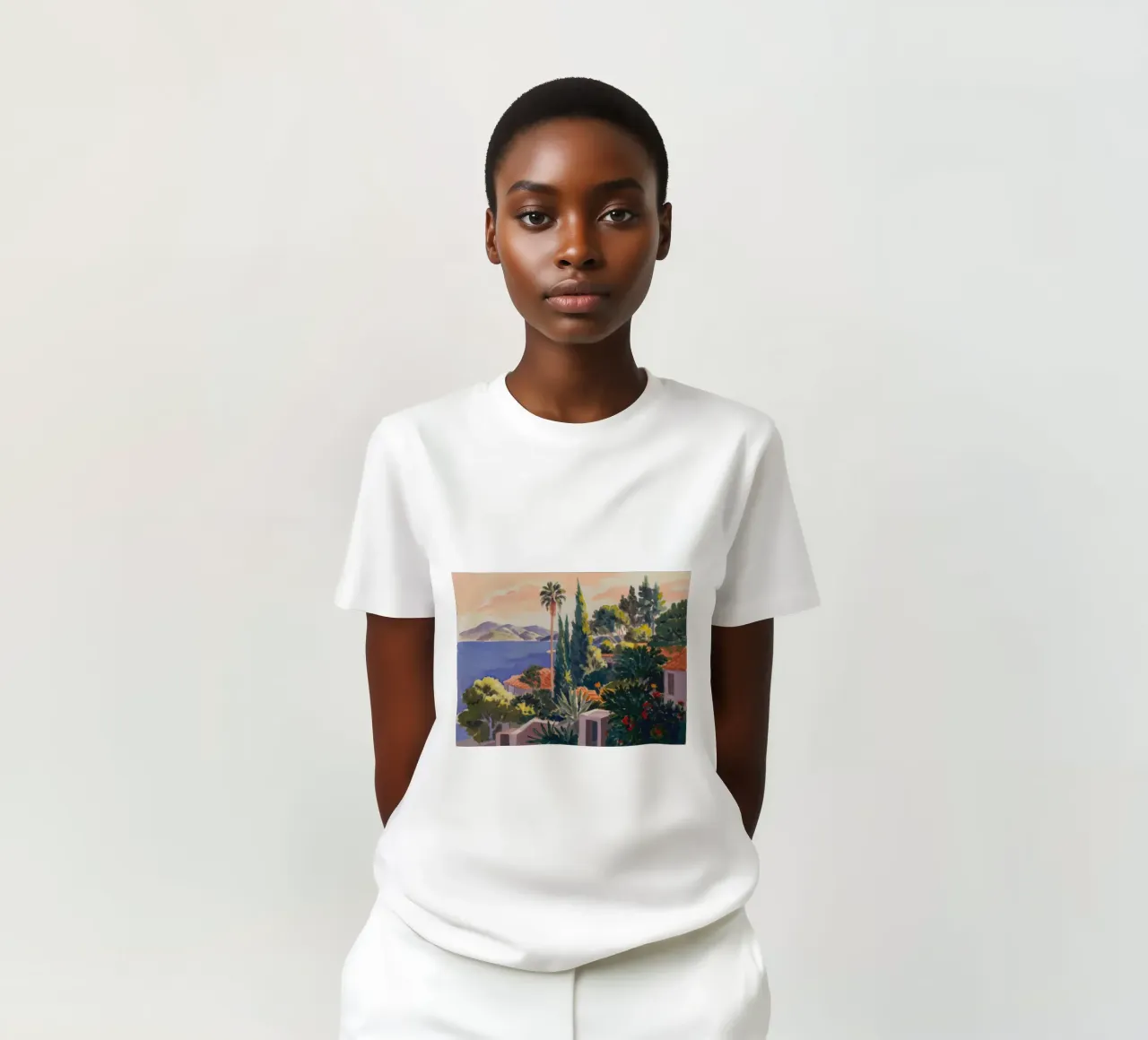 Schemering Cypresskust t-shirt van Angkasa Mist