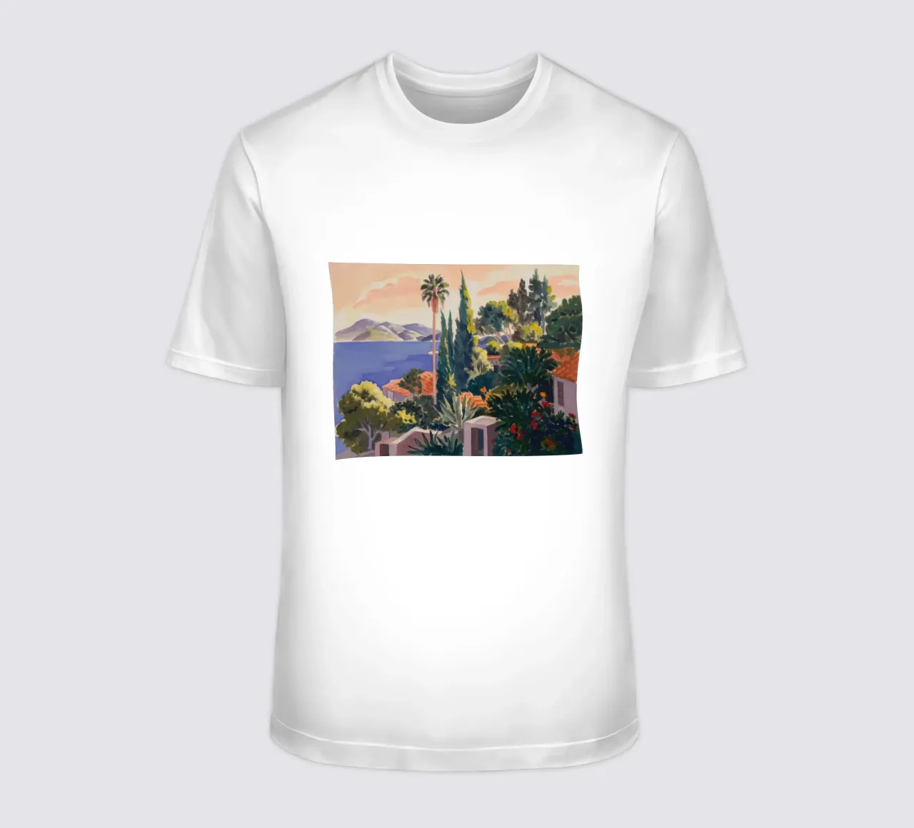 Schemering Cypresskust t-shirt van Angkasa Mist