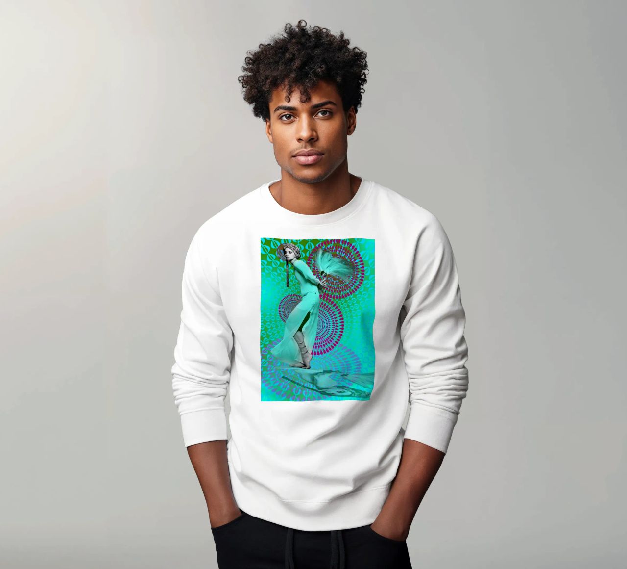Supermodel Donna sudadera de DesmondBates