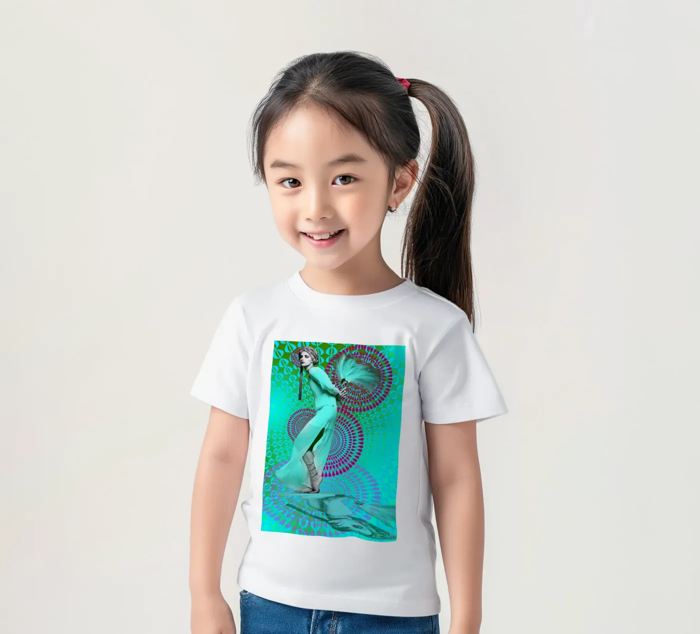 Supermodel Donna t-shirt bambini da DesmondBates