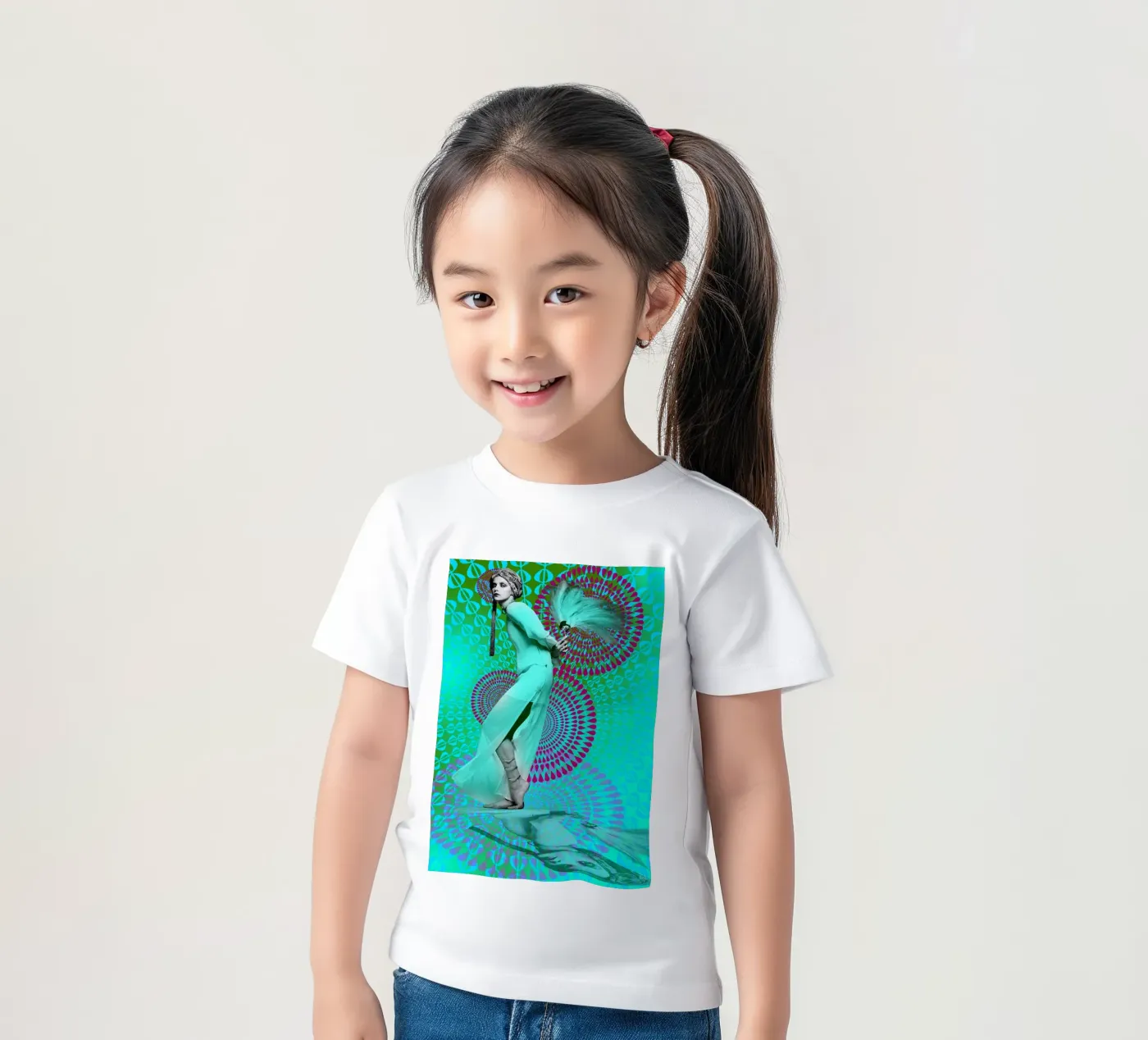 Supermodel Donna t-shirt bambini da DesmondBates