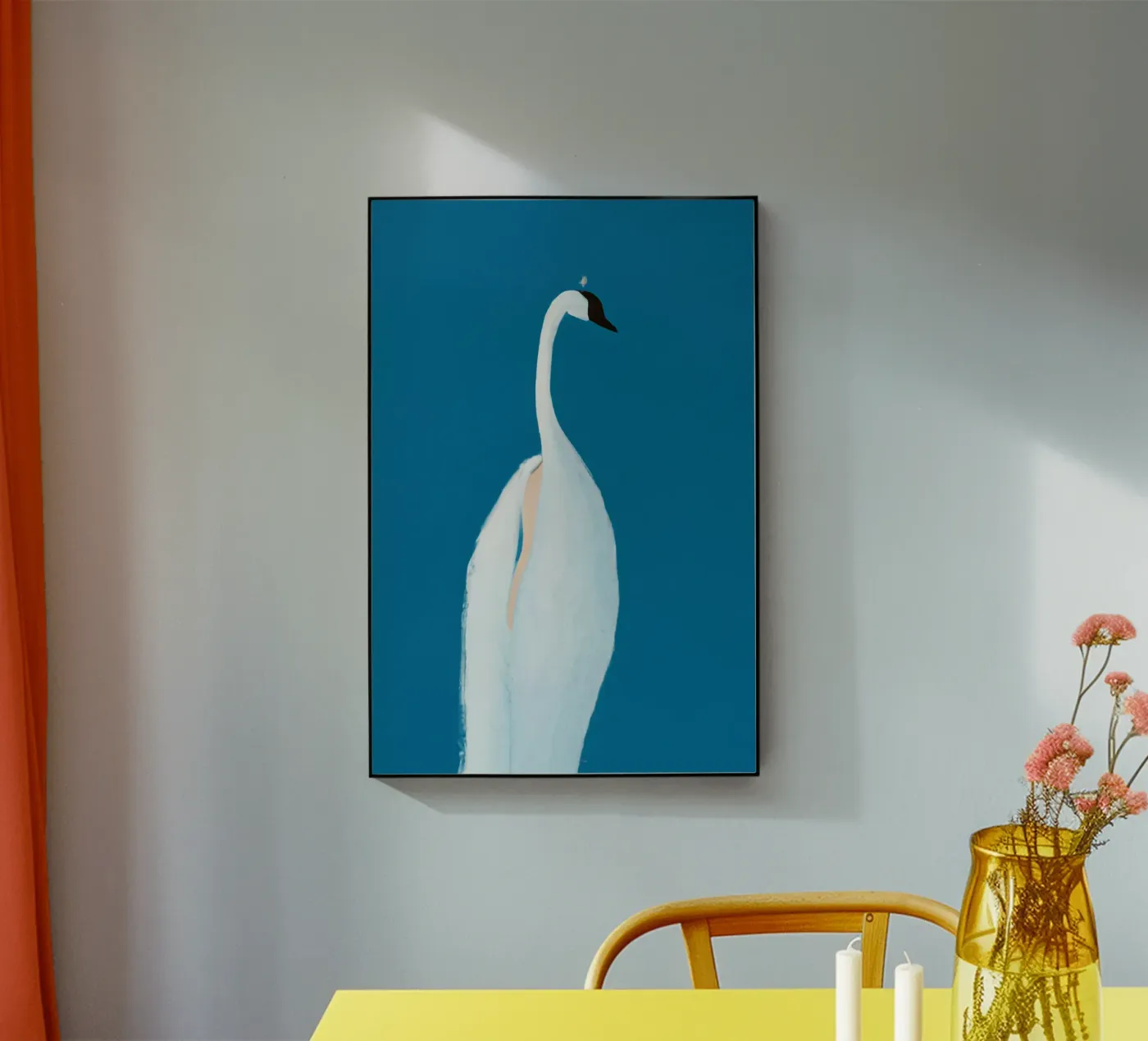 Swan maybe acrylic glass by interiorisla