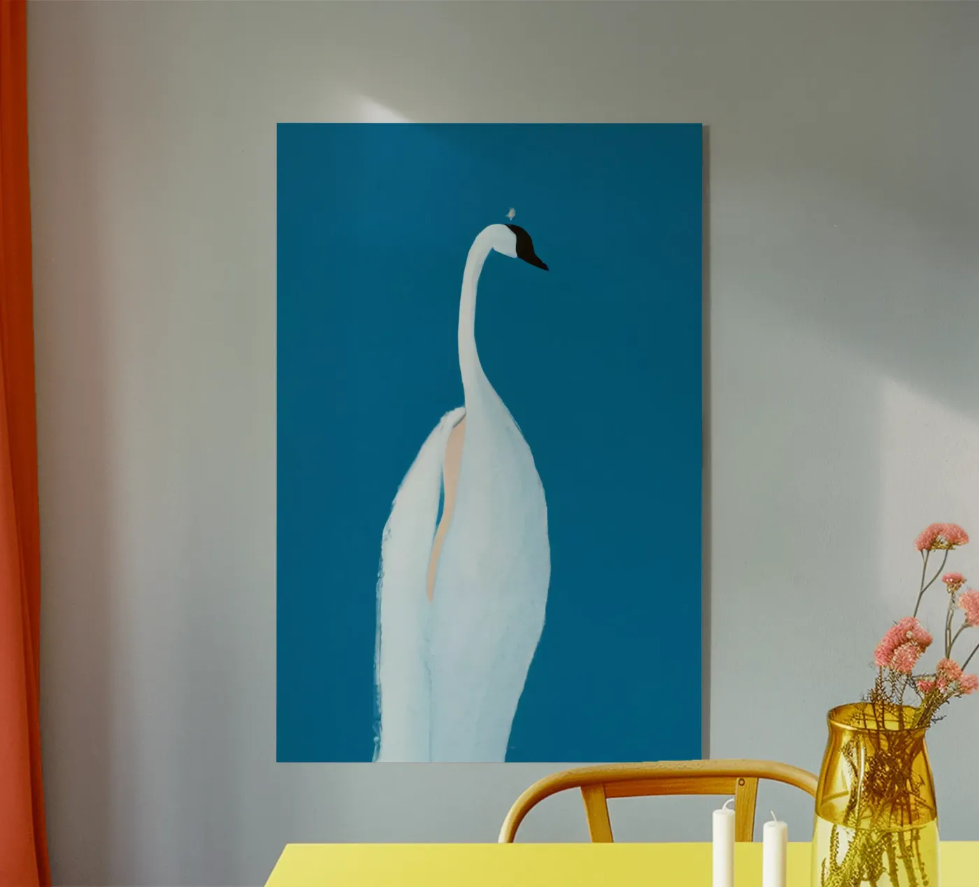 Swan maybe acrylic glass by interiorisla