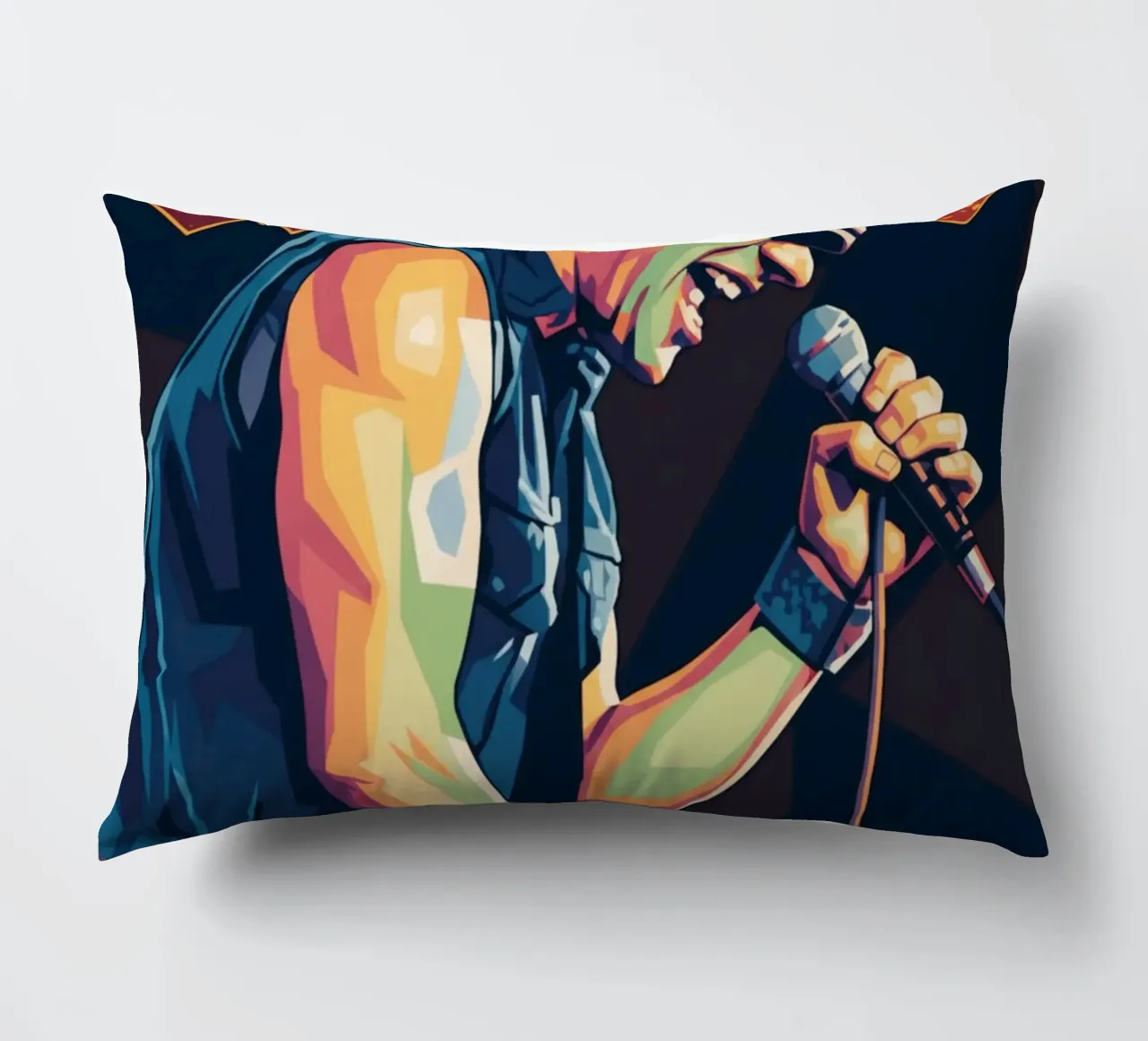 Brian Johnson ACDC pop art cuscino da Hantamrata
