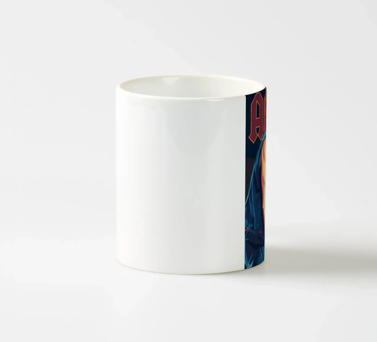 Brian Johnson ACDC pop art tazza in ceramica da Hantamrata