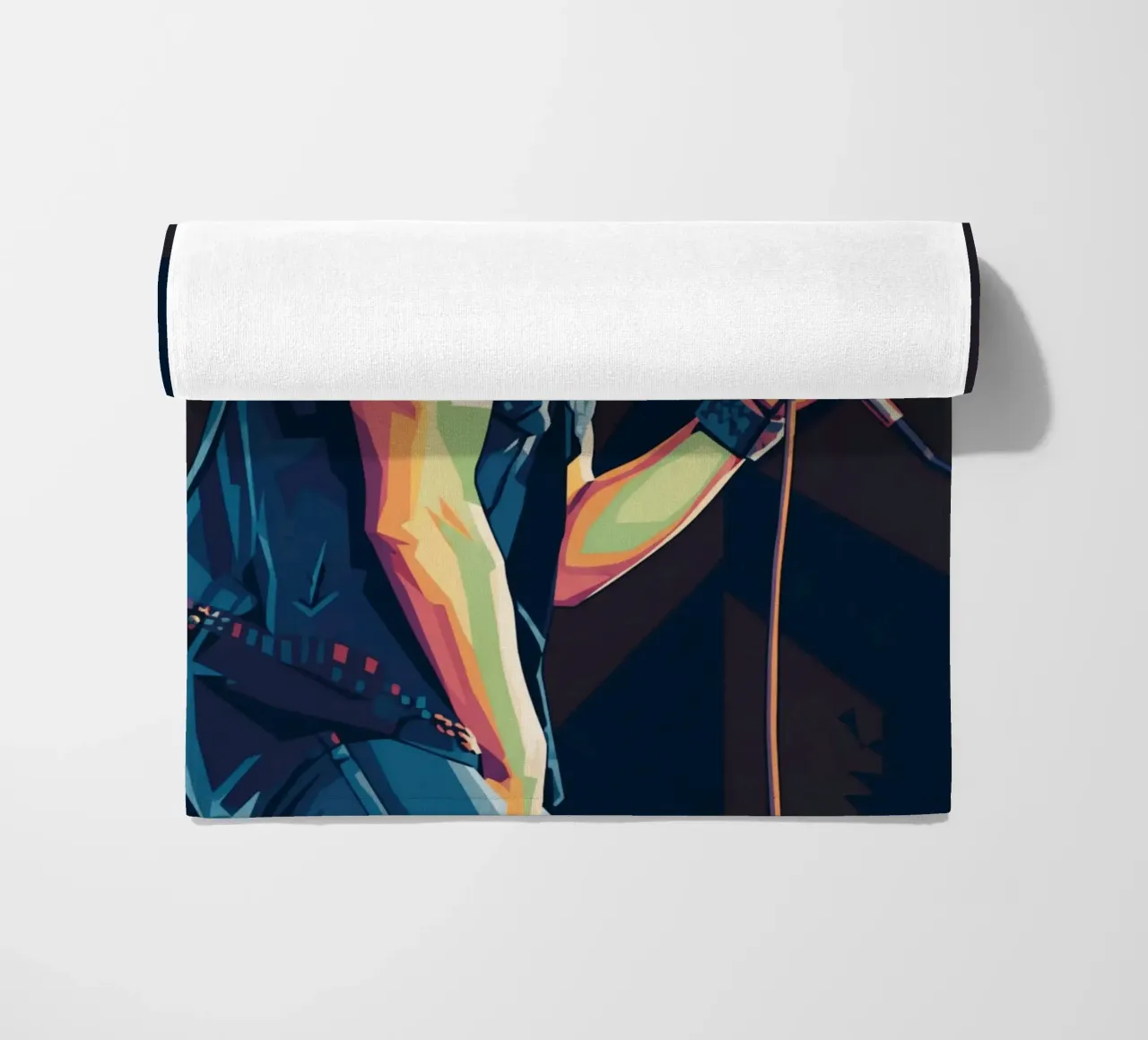 Brian Johnson ACDC pop art telo mare da Hantamrata