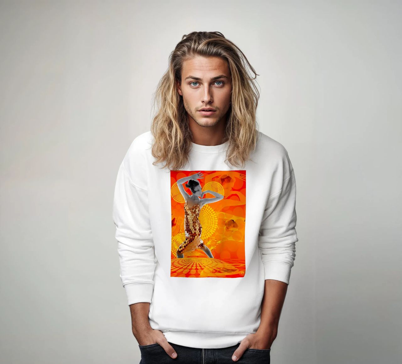 Supermodel Marisa Berenson sudadera de DesmondBates