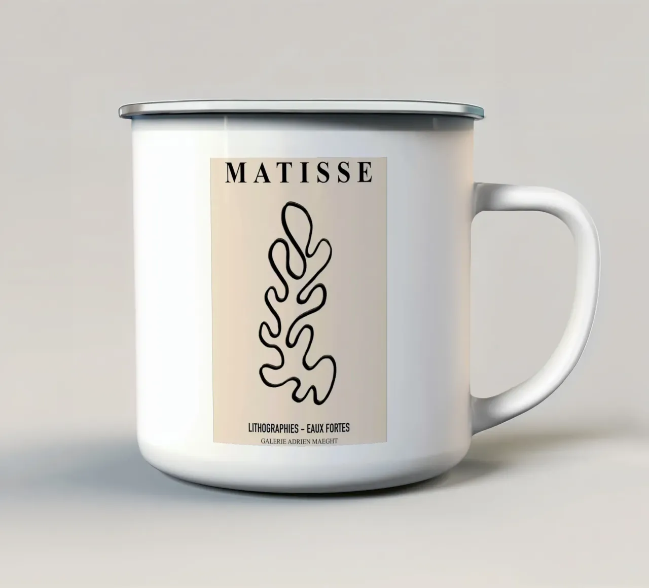 Matisse Foglia Cokelat tazza in smalto da KOOL STORE