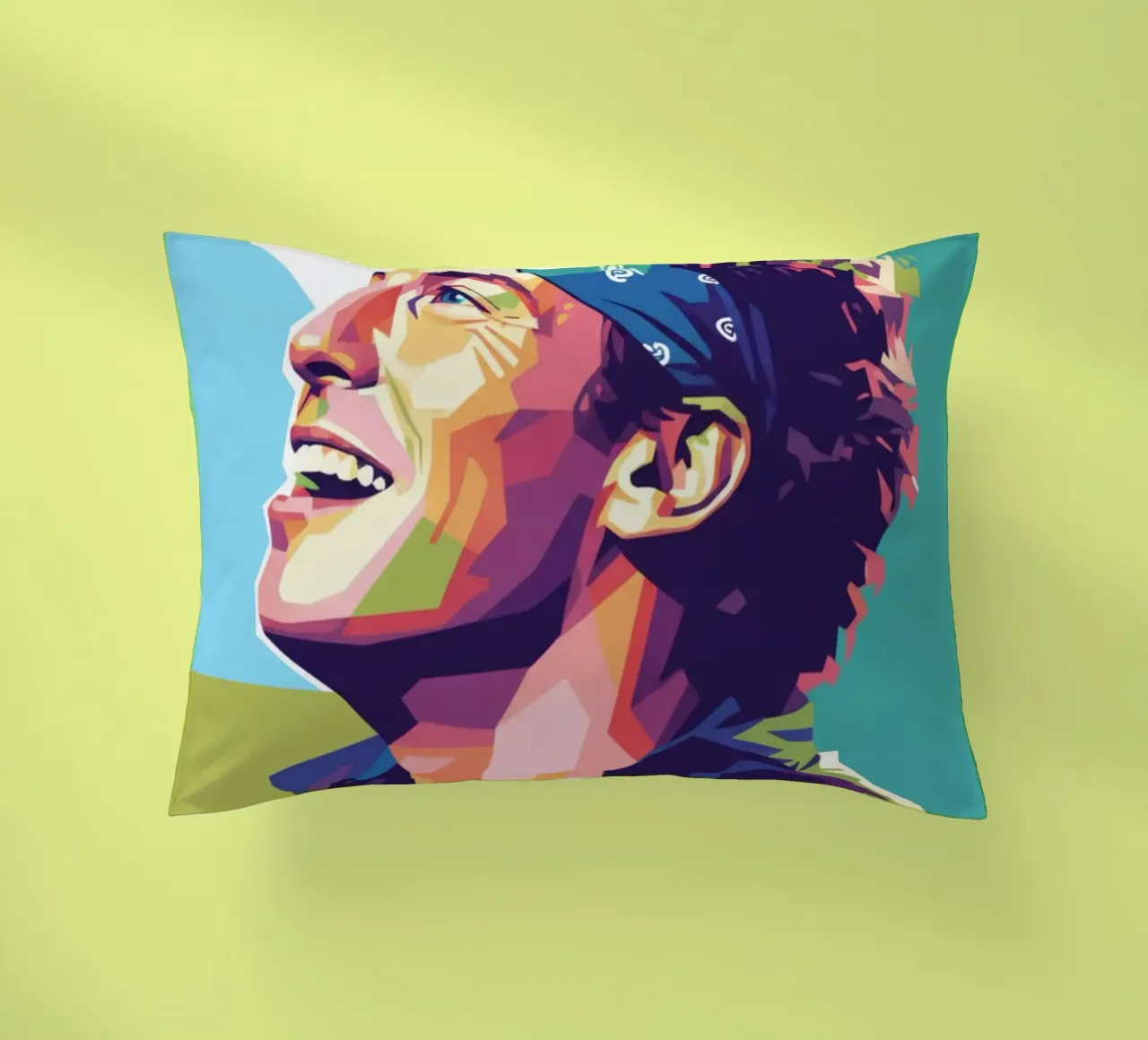 Sorriso di Bruce Springsteen cuscino da Hantamrata