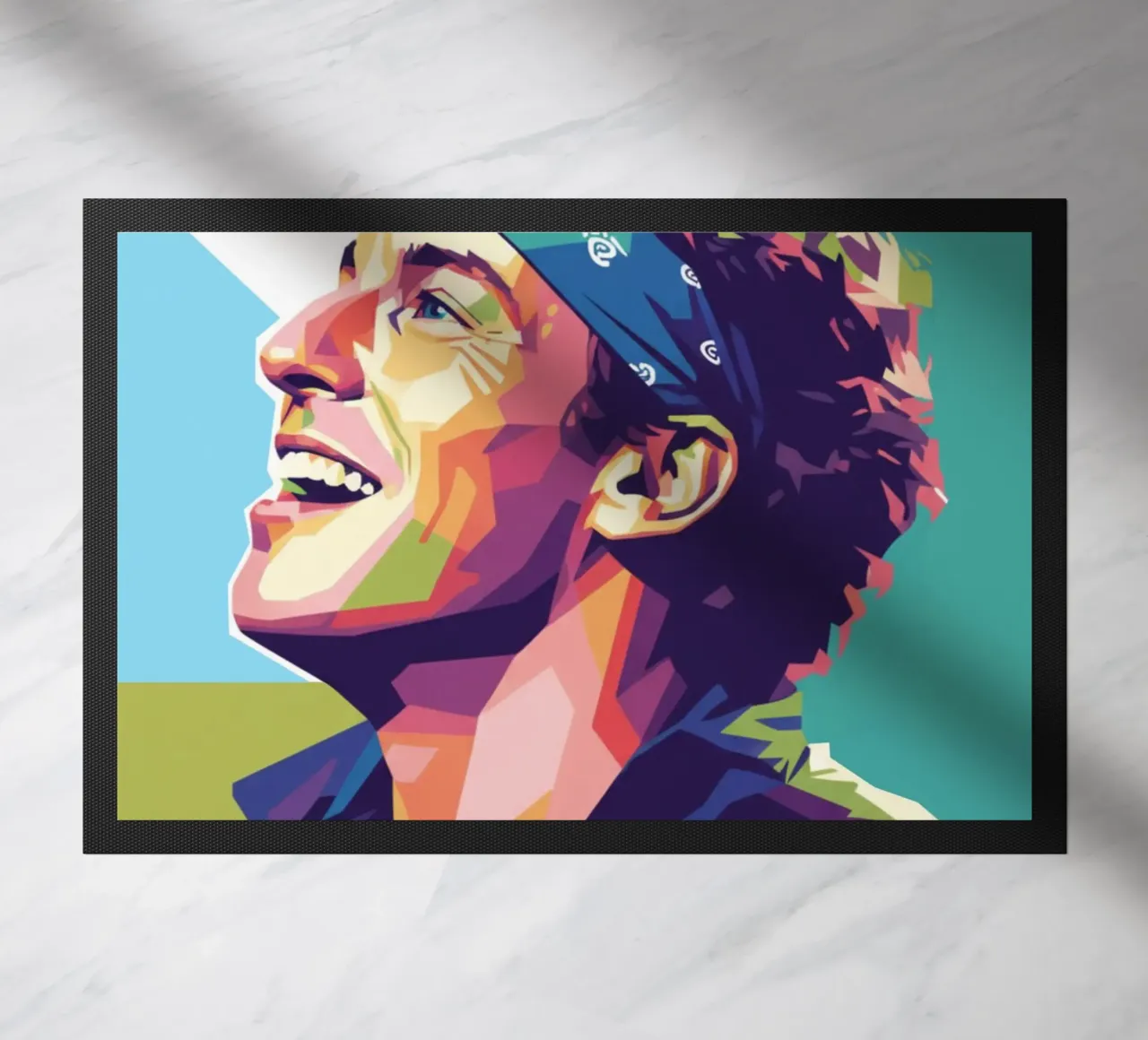 Sorriso di Bruce Springsteen zerbino da Hantamrata