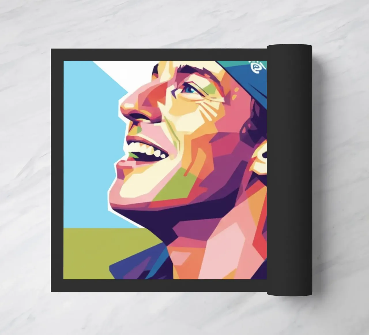 Sorriso di Bruce Springsteen zerbino da Hantamrata