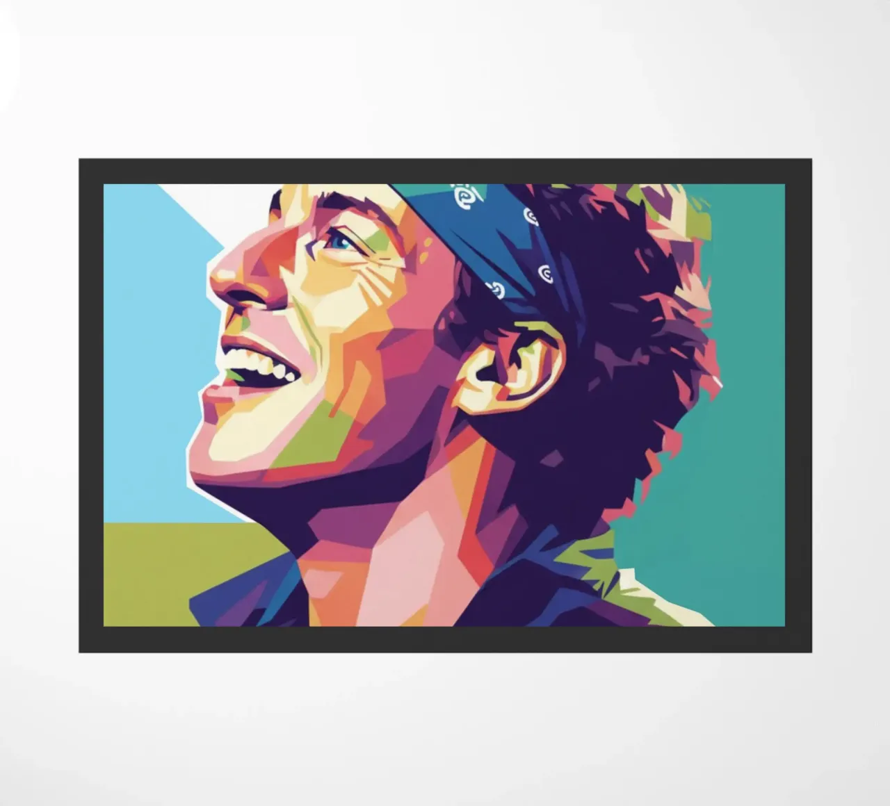 Sorriso di Bruce Springsteen zerbino da Hantamrata