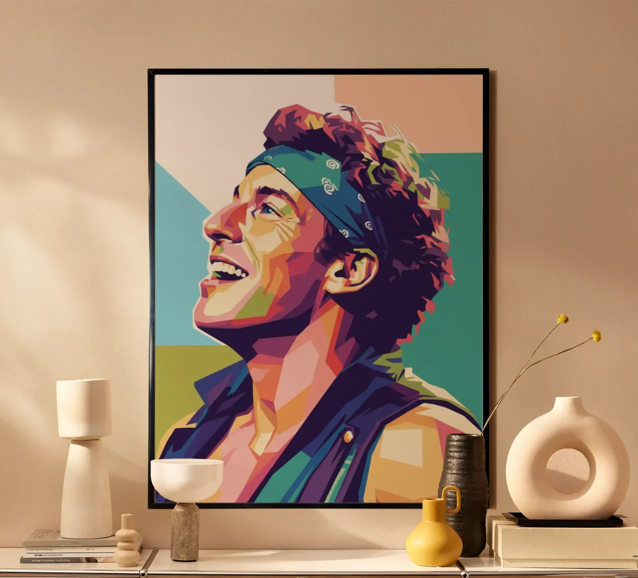 Sorriso di Bruce Springsteen carta hahnemühle da Hantamrata