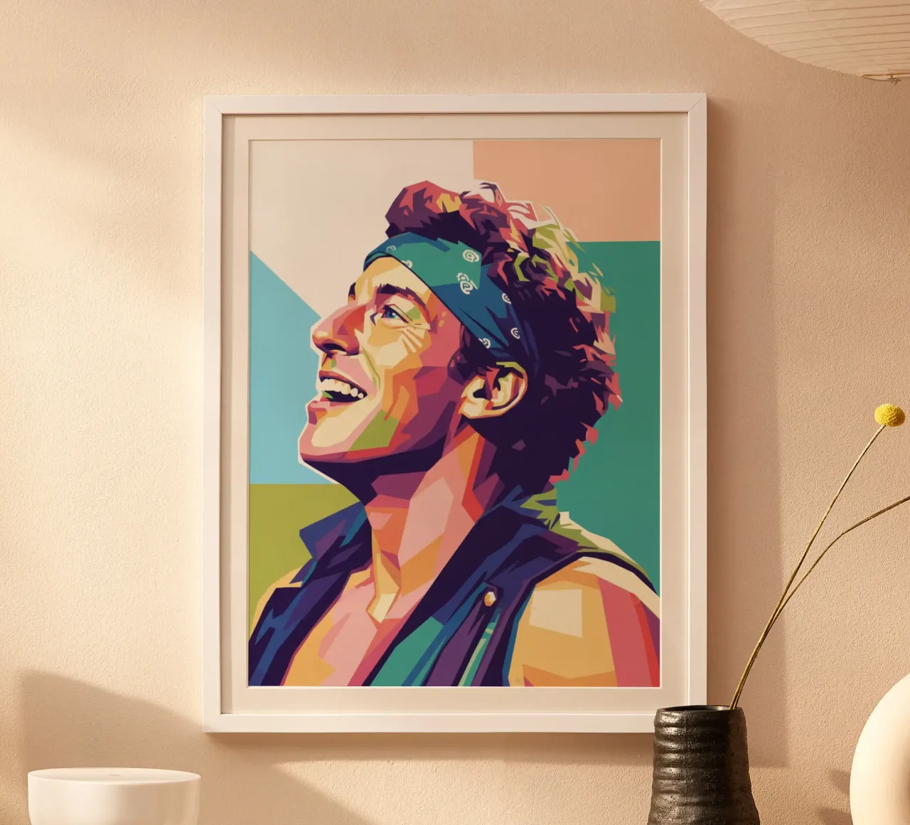 Sorriso di Bruce Springsteen carta hahnemühle da Hantamrata