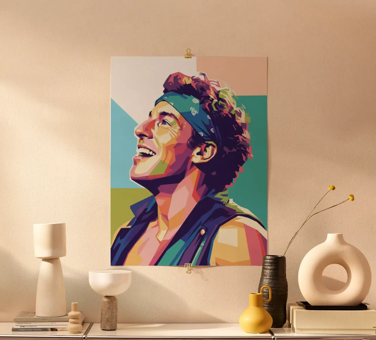 Sorriso di Bruce Springsteen carta hahnemühle da Hantamrata
