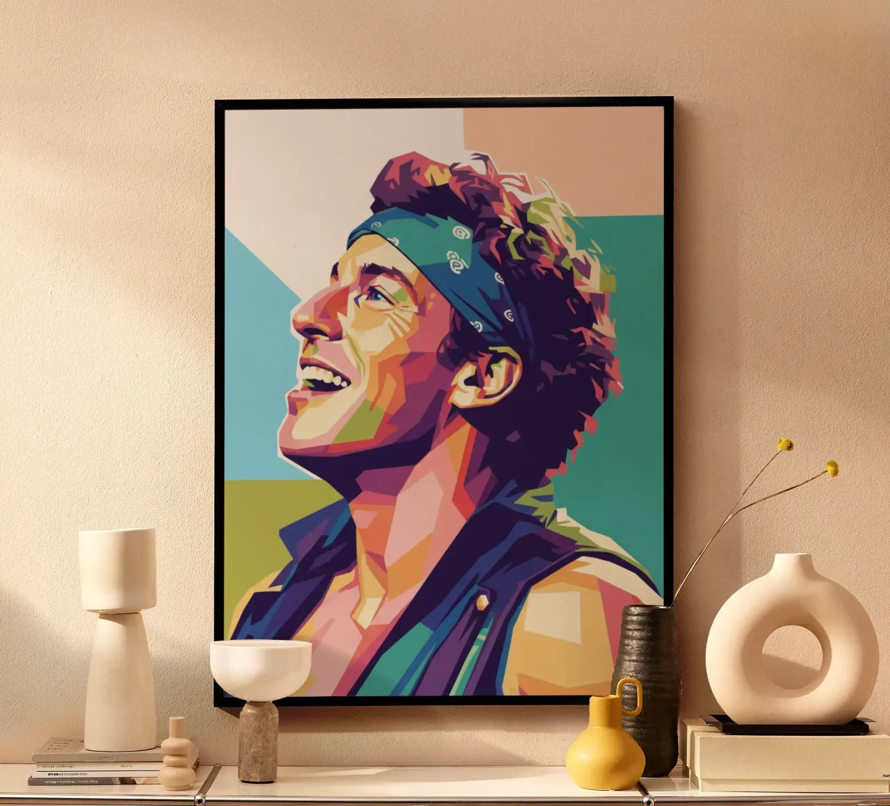 Sorriso di Bruce Springsteen carta hahnemühle da Hantamrata