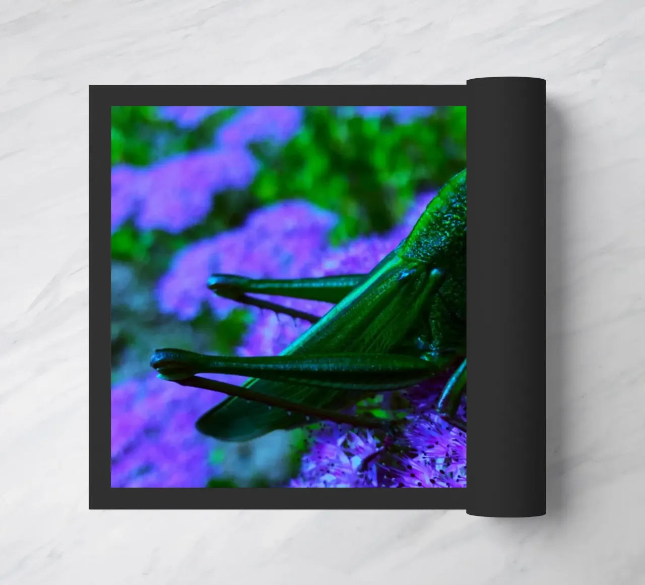 Sprinkhaan - klein maar vol levenskracht deurmat van Nature's Palette