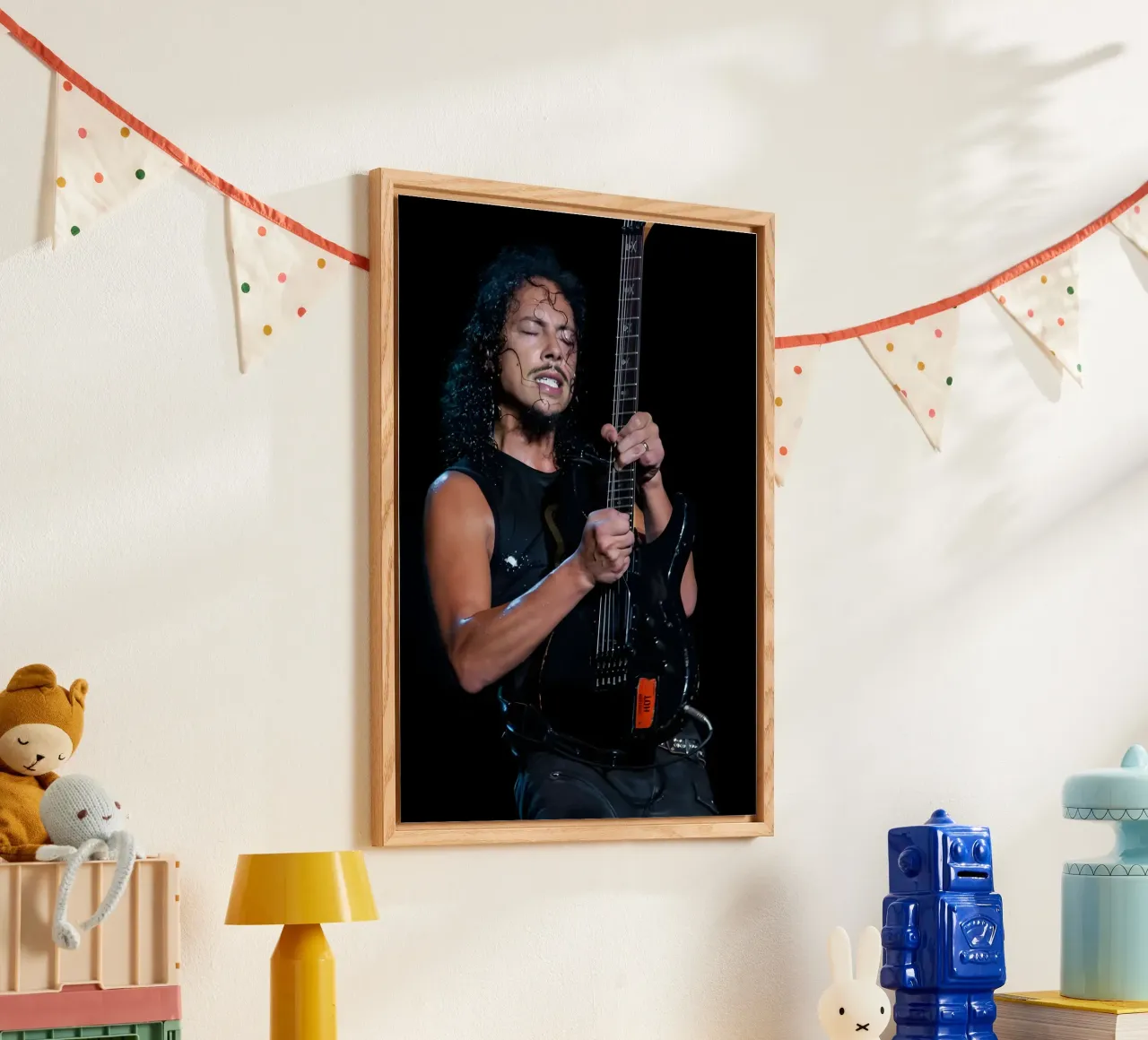 Kirk Hammett plexiglass da Digital Street art