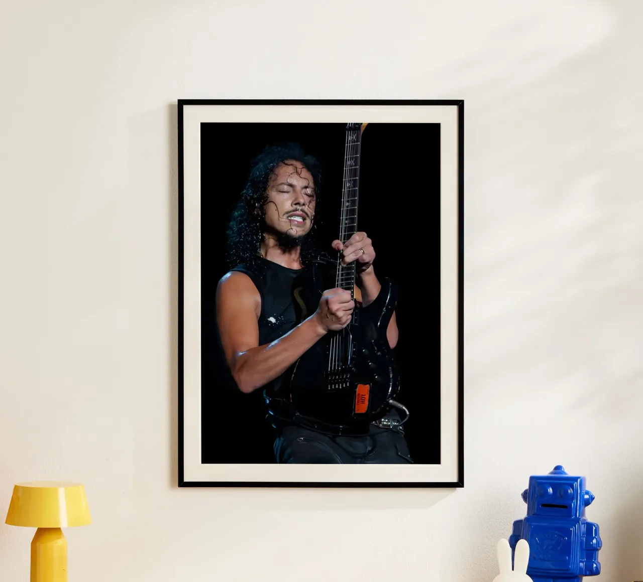Kirk Hammett poster da Digital Street art