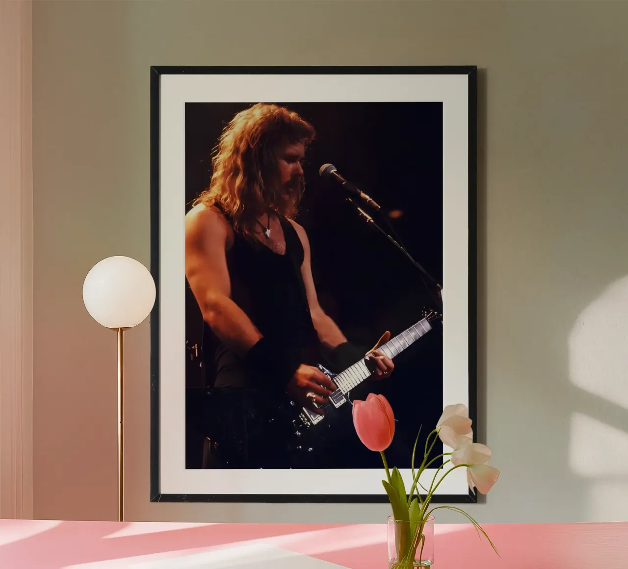 James Hetfield poster da Digital Street art