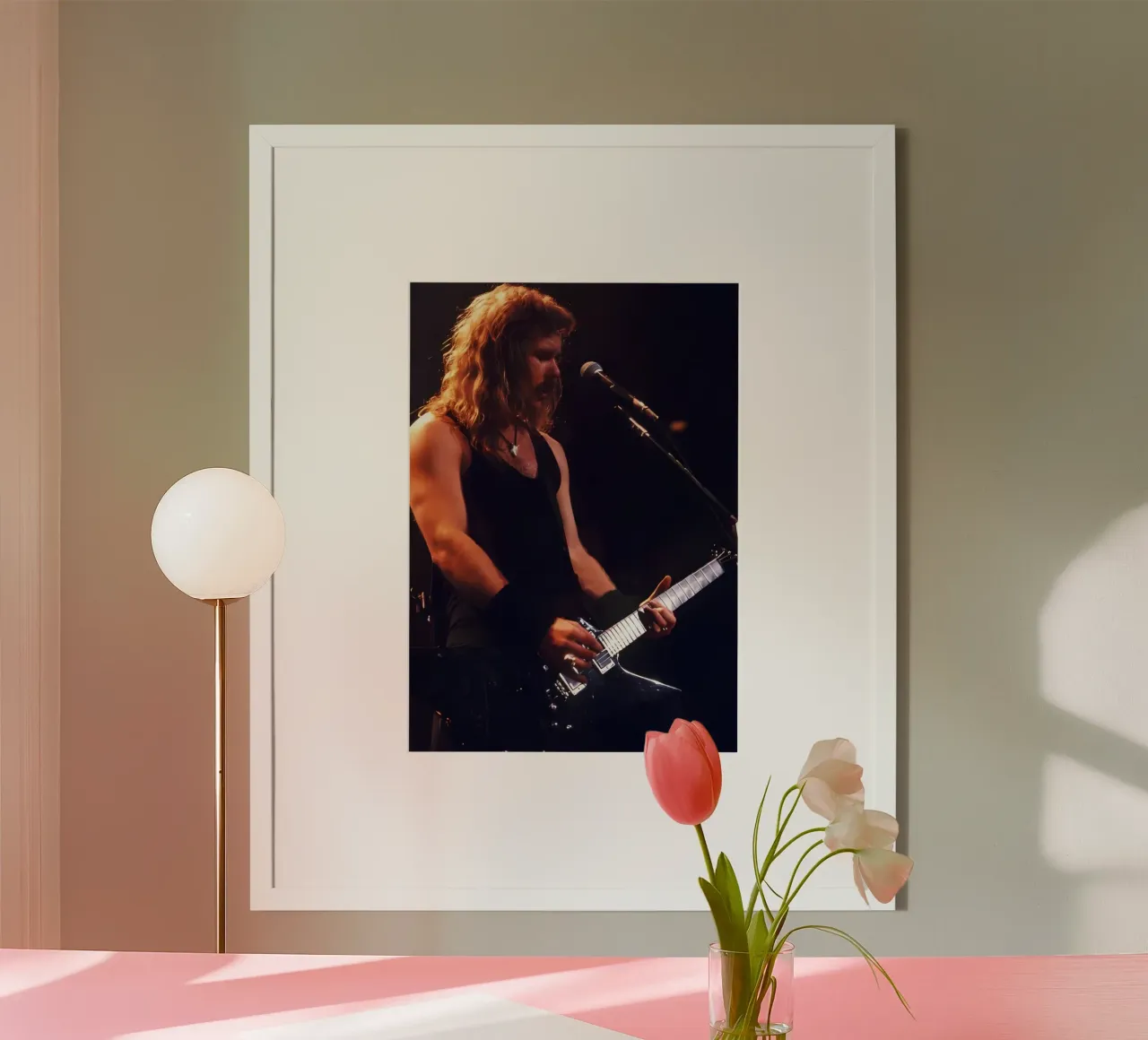 James Hetfield poster da Digital Street art