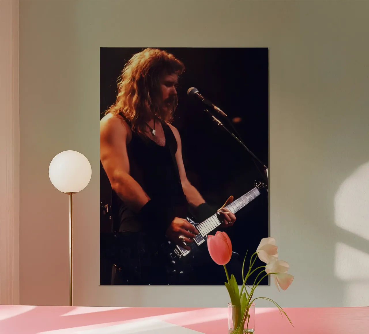 James Hetfield poster da Digital Street art