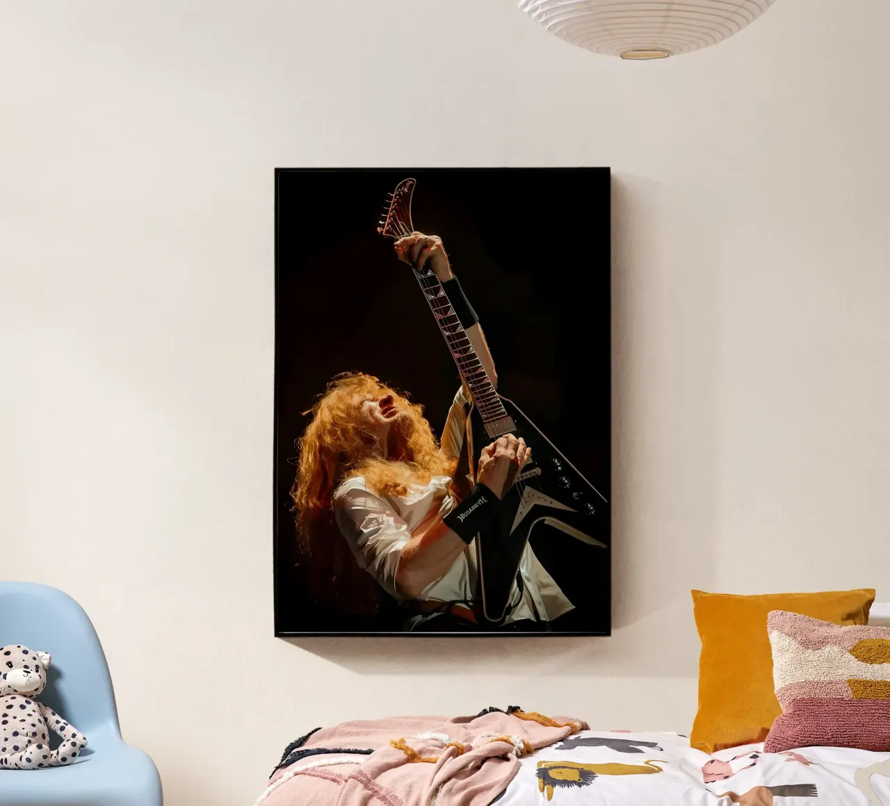 Dave Mustaine plexiglass da Digital Street art